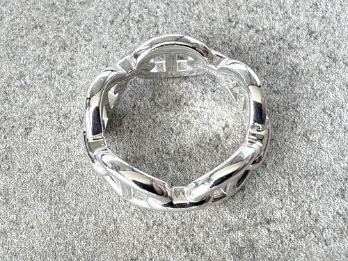 Bague hermes neuve argent - en,