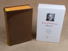 LA PLEIADE :  JEAN D'ORMESSON