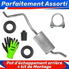 Pot d’échappement arrière