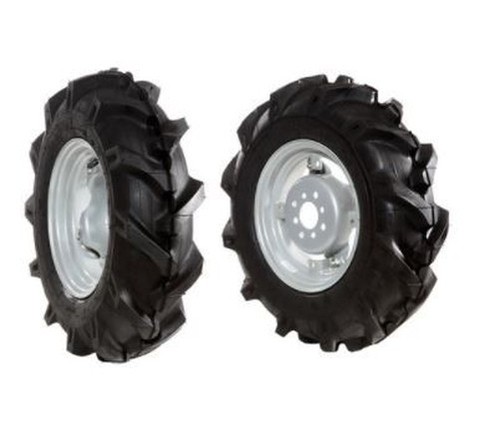 Paire roues gommées 10 - gommées, 5.00-10