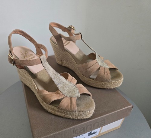 Sandales compensées kanna - sandales,