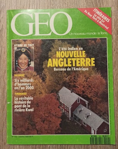 Geo magazine 152 octobre - magazine,