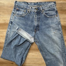 Vintage Levis Jeans Mens 29x36 Blue 503 Selvedge LVC Dirty Wash Faded Altered