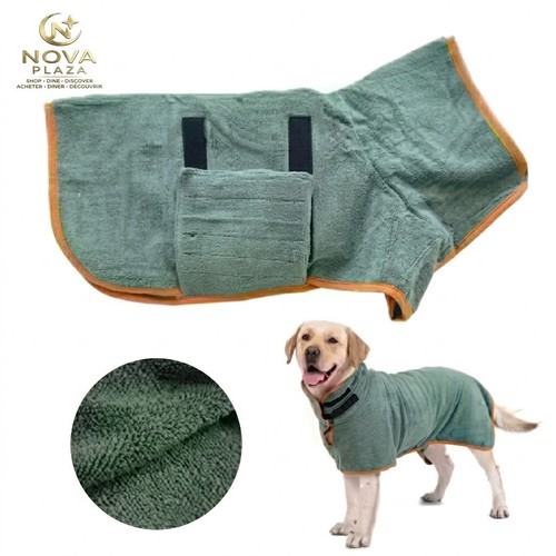 Peignoir bain pour chien - peignoir,