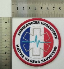 Ecusson Ambulancier Urgentiste Maitre Nageur Sauveteur
