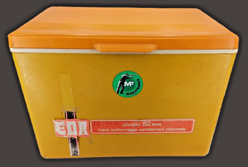 Glacière vintage eda - vintage, orange