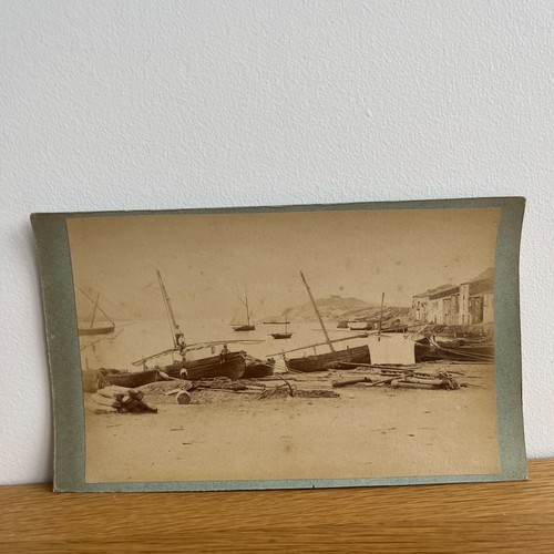 Photo albumine contrecollée