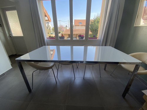 Table manger verre - table,