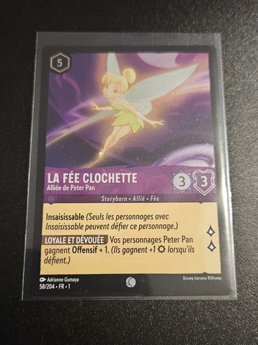 Fée clochette 204 - la, 58/204