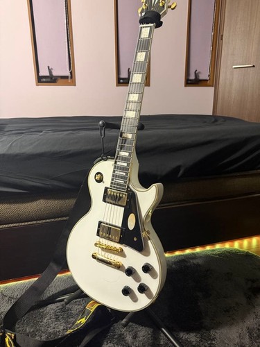Epiphone les paul custom white - les,