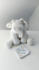 Peluche/Doudou Lola La Vache Blanche Écharpe Nez Gris 17cm Mix & Match - Noukies