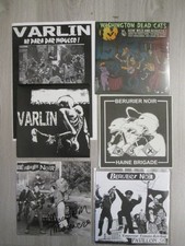 LOT DE 5 DISQUES VINYLES 45 TOURS PUNK FRANCAIS / BERURIER NOIR PARABELLUM WDC