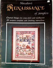 Mazaltov's ~ RENAISSANCE OF SAMPLERS ~ Cross Stitch Booklet ~ 7 Designs