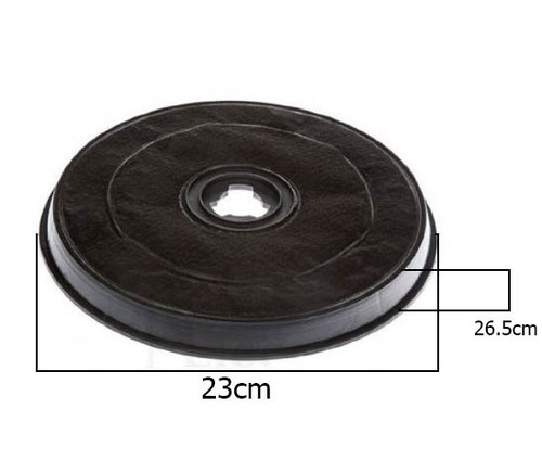 Filtre pour hotte charbon - pour,