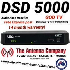 Altech UEC DSD5000 VAST Satellite Receiver Decoder PVR replace DSD4921RV BNIB A1