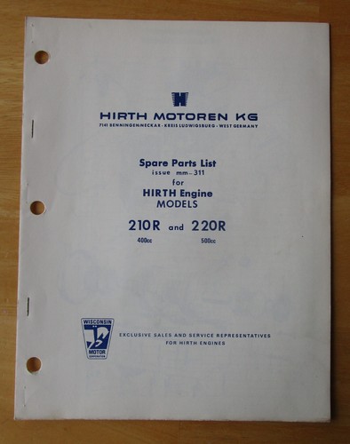 Hirth motoren engine models - kg,