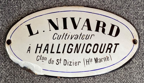 Ancienne petite plaque - ancienne,