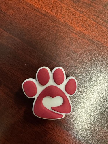 Red and white - heart, dog