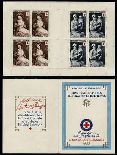 France 1953 croix - france, carnet