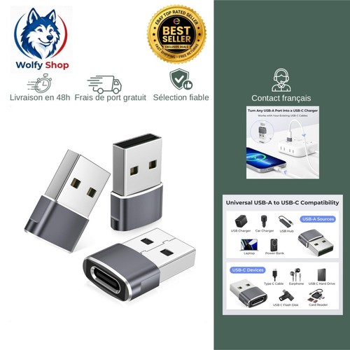 Basesailor adaptateur usb - usb, vers