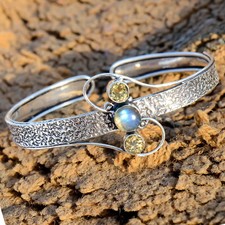 Bracelet manchette fait main