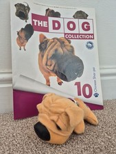 Véritable le Chien Artlist Collection - Chinois Shar Pei Peluche + Mag