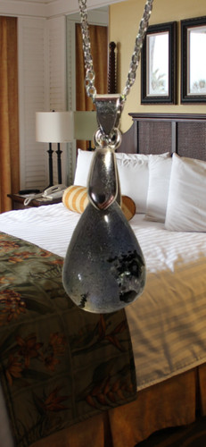 Pendentif goutte - goutte, en