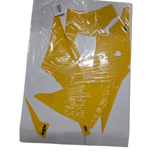 Kit deco plastique jaune oem - plastique,