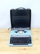 Vintage 1960s Welco S100 Portable Typewriter In Hard Case - Great Condition 
