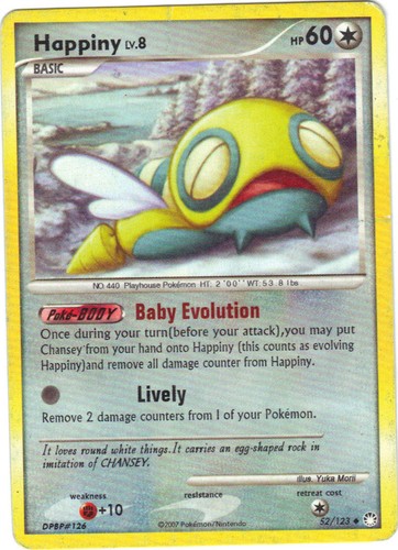 Pokemon 123 happiny - pokemon,