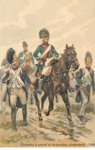 Uniforme soldat chasseur - uniforme,