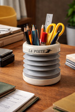 Porte-crayons accordéon