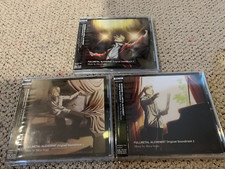 FULLMETAL ALCHEMIST: BROTHERHOOD SOUNDTRACK 1 2 3 authentic ost CD lot set