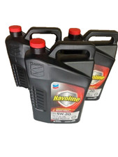 CHEVRON HAVOLINE SAE 5W-20 MOTOR OIL HUILE MOTEUR PACK OF 3