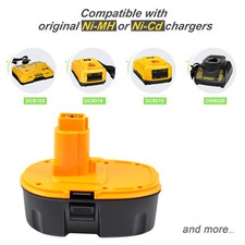 Pour Dewalt 18V DC9096 DE9039 DE9095 DE9096 DE9098 DC9099 5Ah Batterie/Chargeur