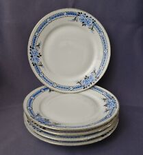 5 ASSIETTES A DESSERT EN PORCELAINE DE LIMOGES - LEGRAND -  MILIEU ANNEES 30