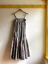 vintage rare 1970s CACHAREL Liberty print sundress maxi dress S M made in France