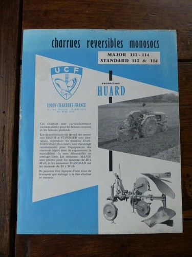 Prospectus catalogue agricole - prospectus,