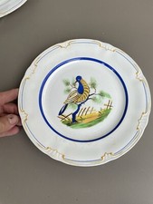 Boch la Louvière plate pheasant model No. 2.