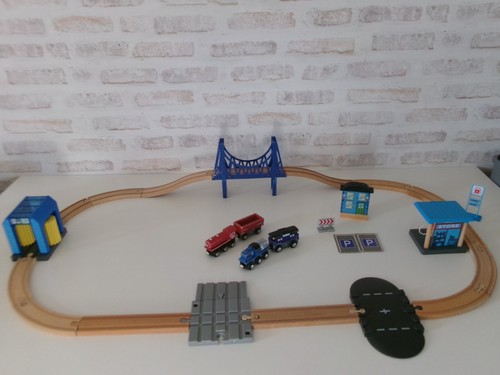 Circuit train voitures en - de,