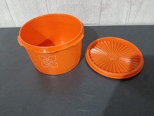  TUPPERWARE Boite Orange Fleur