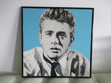 Cadre déco toile portrait - JAMES DEAN - Acteur américain - Hollywood