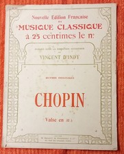 Partition ancienne piano  et