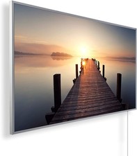 Chauffage infrarouge Könighaus 600 W chauffage d'image HD 200 + motifs avec...