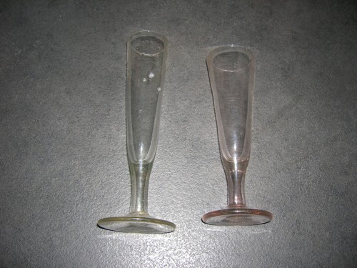 Flutte champagne en verre - champagne,