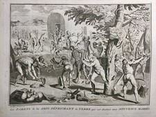 Panama en 1783 Emberá Guaymis Ngobe Bugle  Autochtone Amérique Rare Gravure