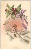 ANGEL.n°196.BEBE ANGEL IN THE SNOW.HOUE