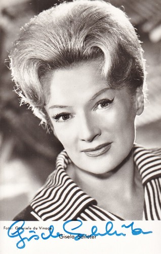 Gisela schlüter rare carte - gisela,