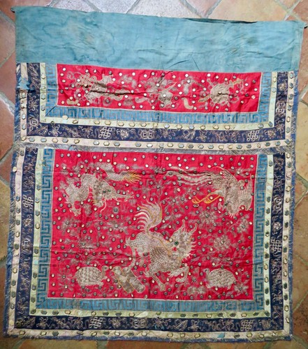 Tenture chinoise xix coton - tenture,