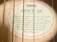 YAMAHA APXT-1A Electric Acoustic Guitar w/case & accessories From Japan